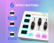 AMPLIGAME SC3 Gaming USB Mixer - Mischpult - Weiß