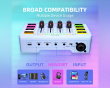 AMPLIGAME SC3 Gaming USB Mixer - Mischpult - Weiß