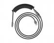 USB-C Coiled Cable - Grau