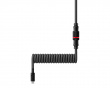 USB-C Coiled Cable - Grau / Schwarz