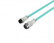 USB-C Coiled Cable - Hellgrün / Weiß