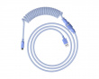 USB-C Coiled Cable - Helles Lila