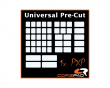 PXP Universal Pre-Cut Grips für Tastatur und Maus - White