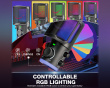 Ampligame AM6 Kondensatormikrofon mit RGB - Schwarz