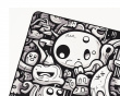 Rizz - Gaming-Mousepad - M - Mid - Doodles - NachoCustomz Edition