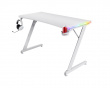 GXT 709W Luminus RGB Gaming Schreibtisch - White