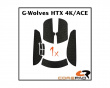 Soft Grips für G-Wolves HTX 4K/ACE - Schwarz