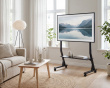 TV Ständer mit rollen - 45”-90” - Schwarz