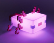 Minecraft Axolotl Leuchte