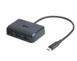 USB-C Dockingstation mit 4 Ports - Schwarz