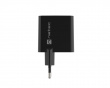 Ribera GaN USB-Ladegerät USB-A & USB-C - 45W - Schwarz