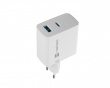 Ribera GaN USB-Ladegerät USB-A & USB-C - 45W - Weiß