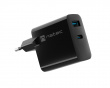 Ribera GaN USB-Ladegerät USB-A & USB-C - 65W - Schwarz