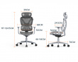SpineX Pro Ergonomischer Bürostuhl - Grau