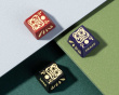 Dharma Zinc Alloy Artisan Keycap - Lila