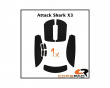 Soft Grips für Attack Shark X3 - Schwarz