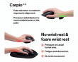 Carpio 2.0 Ergonomische Handgelenkauflage Set - L - Schwarz