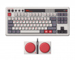 Retro Mechanical Keyboard - Kabellose Tastatur ISO German - N Edition