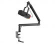TAM8 Dynamisches Mikrofon mit Mikrofon Arm - Schwarz