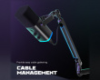 TAM8 Dynamisches Mikrofon mit Mikrofon Arm - Schwarz