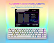 AmpliGame GK1W ANSI Gaming Tastatur - Weiß