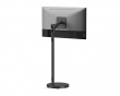 Bodenständer mit verstellbarem Arm für TV - Schwarz