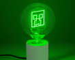Minecraft Creeper - LED Neon Glühbirnenlampe