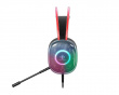 DH230 Semi-transparant RGB Gaming Headset - Schwarz