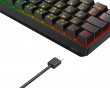 DK470 60 % ISO Hot-Swap Mechanische Gaming-Tastatur – Schwarz