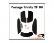 Soft Grips für Pwnage Trinity CF 8K - Schwarz