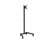 Kompakter TV-Ständer mit Rädern 13”-50” - Schwarz