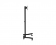 Kompakter TV-Ständer mit Rädern 13”-50” - Schwarz
