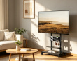 TV-Ständer mit Regalen 50