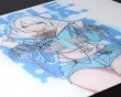Blue SP Glas-Mauspad