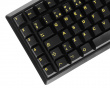 MxG x Milkyway Keycap set (ISO) - Black & Yellow