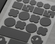 GHOSTGRIPS - Universelle Griffe für Mäuse und Tastaturen - Black Heavy