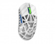 x DRG Beast X Max Gaming-Maus - Side Slits - Weiß