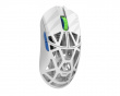 x DRG Beast X Max Gaming-Maus - Solid Slits - Weiß