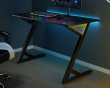 InfinityGlow Gaming Schreibtisch (120x60) - Schwarz
