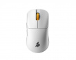 HELIX 8K Kabellose Gaming-Maus - Weiß [Yellow Scroll-Wheel]