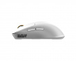 HELIX 8K Kabellose Gaming-Maus - Weiß [Yellow Scroll-Wheel]