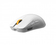 HELIX 8K Kabellose Gaming-Maus - Weiß [Yellow Scroll-Wheel]
