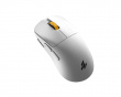 HELIX 8K Kabellose Gaming-Maus - Weiß [Yellow Scroll-Wheel]