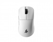 HELIX 8K Kabellose Gaming-Maus - Weiß [Black Scroll-Wheel]