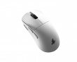 HELIX 8K Kabellose Gaming-Maus - Weiß [Black Scroll-Wheel]
