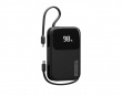 Tandem+ 20 000 mAh 30W USB-C & Lightning Power Bank - Schwarz