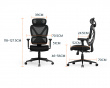 SpineX Core Ergonomischer Gaming-Stuhl - Schwarz