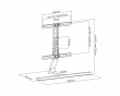 Aluminium Tisch-TV-Ständer für 37