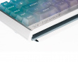Aurora 65 HE Tastatur - Silber/Blau