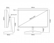 Nova 24“ IPS 1920x1080 200Hz Gaming-Monitor - Pink